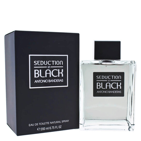 Antonio Banderas Men's Seduction in Black EDT Spray 6.75 oz 8411061737859 - Luxurious Fragrance Available Online in Hong Kong & China