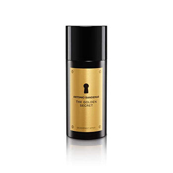 Antonio Banderas Men's The Golden Secret Deodorant Spray 5.0 oz - Luxurious Fragrance Available Online in Hong Kong & China