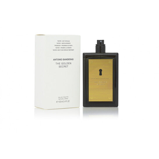 Antonio Banderas Men's The Golden Secret EDT Spray 3.4 oz (Tester) Fragrances - Luxurious Fragrance Available Online in Hong Kong & China