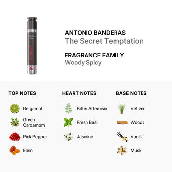Antonio Banderas Men's The Secret Temptation EDT 1 oz (Wholesale) - Luxurious Fragrance Available Online in Hong Kong & China