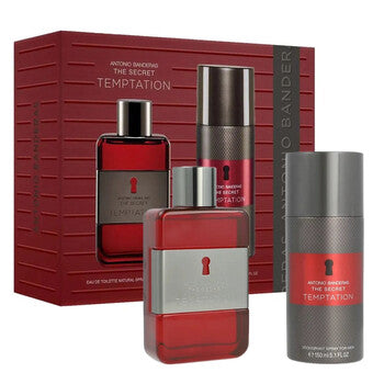Antonio Banderas Men's The Secret Temptation Gift Set - Luxurious Fragrance Available Online in Hong Kong & China