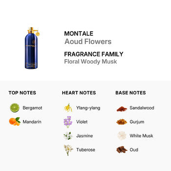 Montale Aoud Flowers / Montale EDP Spray 3.3 oz (100 ml) (u) - Luxurious Fragrance Available Online in Hong Kong & China