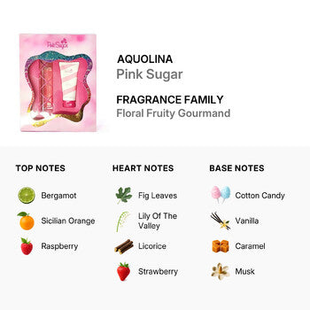 Aquolina Ladies Pink Sugar Gift Set - Luxurious Fragrance Available Online in Hong Kong & China