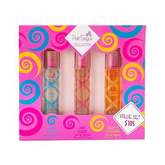 Aquolina Ladies Pink Sugar Mini Set Gift Set Fragrances (Wholesale) - Luxurious Fragrance Available Online in Hong Kong & China