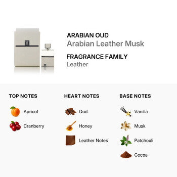 Arabian Oud Unisex Leather Musk EDP Spray 3.38 oz (Wholesale) - Luxurious Fragrance Available Online in Hong Kong & China