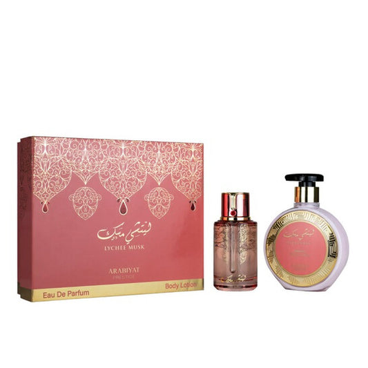Arabiyat Prestige Ladies Lychee Musk Gift Set Fragrances (Wholesale) - Luxurious Fragrance Available Online in Hong Kong & China