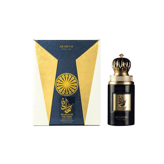 Arabiyat Prestige Men's Hamdan The Hero EDP Spray 2.5 oz Fragrances - Luxurious Fragrance Available Online in Hong Kong & China