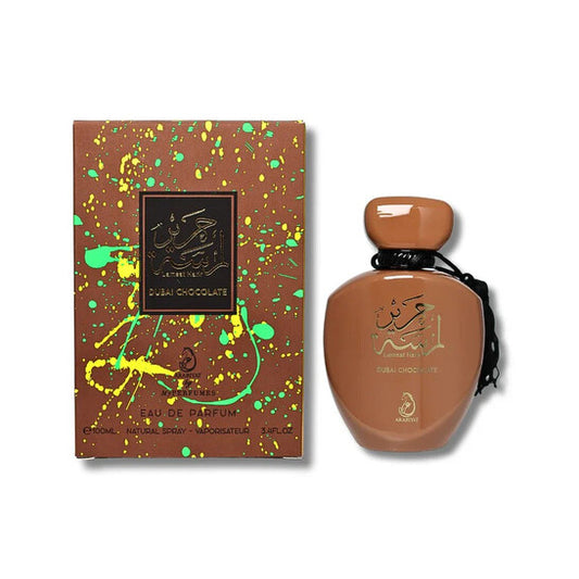 Arabiyat Prestige Unisex Lamsat Harir Dubai Chocolate EDP Spray 3.4 oz Fragrances - Luxurious Fragrance Available Online in Hong Kong & China