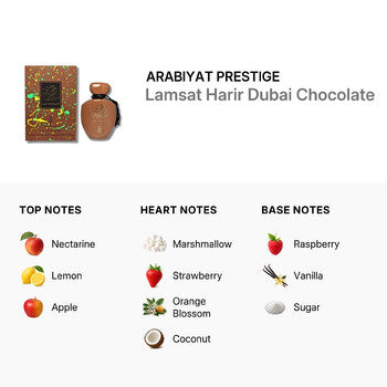 Arabiyat Prestige Unisex Lamsat Harir Dubai Chocolate EDP Spray 3.4 oz Fragrances (Wholesale) - Luxurious Fragrance Available Online in Hong Kong & China