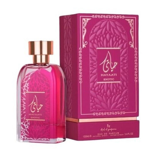 Ard Al Zaafaran Ladies Hayaati Exotic EDP Spray 3.4 oz Fragrances - Luxurious Fragrance Available Online in Hong Kong & China