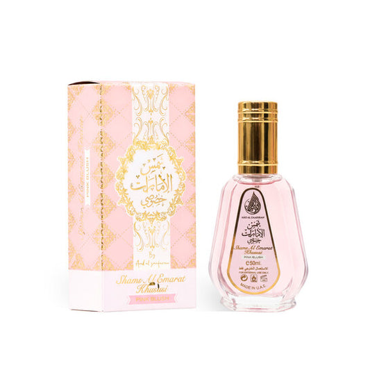 Ard Al Zaafaran Ladies Shams Al Emarati Khususi Pink Blush EDP Spray 1.7 oz Fragrances - Luxurious Fragrance Available Online in Hong Kong & China