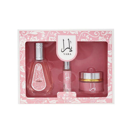Ard Al Zaafaran Ladies Yara 3pcs EDP Gift Set Fragrances (Wholesale) - Luxurious Fragrance Available Online in Hong Kong & China