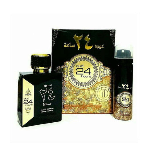 Ard Al Zaafaran Unisex Oud 24 Hours Gift Set Fragrances (Wholesale) - Luxurious Fragrance Available Online in Hong Kong & China
