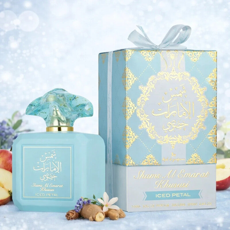Ard Al Zaafaran Unisex Shams Al Emarat Iced Petals EDP Spray 3.4 oz Fragrances (Wholesale) - Luxurious Fragrance Available Online in Hong Kong & China