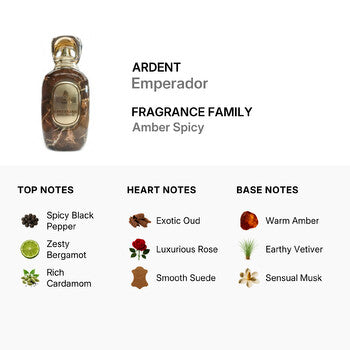 Ardent Unisex Emperador Extrait de Parfum Spray 3.0 oz Fragrances (Wholesale) - Luxurious Fragrance Available Online in Hong Kong & China