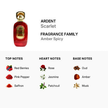 Ardent Unisex Scarlet Extrait de Parfum Spray 3.0 oz Fragrances (Wholesale) - Luxurious Fragrance Available Online in Hong Kong & China