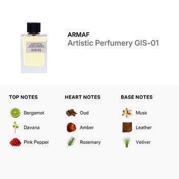 Armaf Artistic Perfumery GIS-01 EDP Spray 3.4 oz Fragrances (Wholesale) - Luxurious Fragrance Available Online in Hong Kong & China