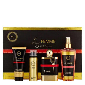 Armaf Ladies Le Femme 4pcs EDP Gift Set Fragrances (Wholesale) - Luxurious Fragrance Available Online in Hong Kong & China
