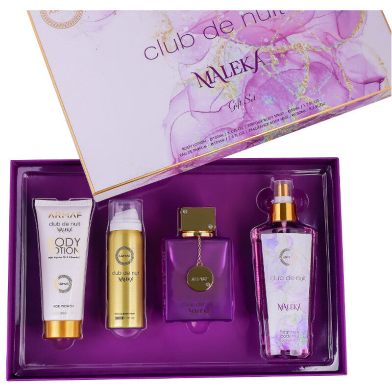Armaf Ladies Maleka Club De Nuit Maleka Purple Gift Set Fragrances - Luxurious Fragrance Available Online in Hong Kong & China