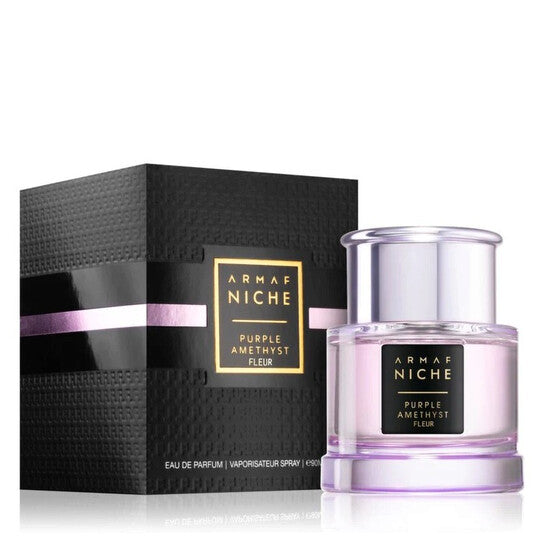 Armaf Ladies Niche Purple Amethyst Fleur EDP Spray 3.0 oz Fragrances - Luxurious Fragrance Available Online in Hong Kong & China