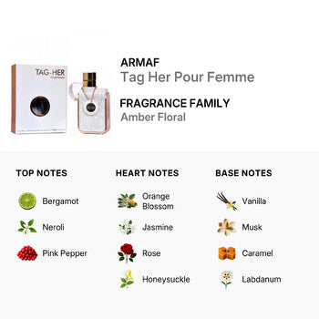 Armaf Ladies Tag Her Pour Femme EDP Spray 3.4 oz - Luxurious Fragrance Available Online in Hong Kong & China