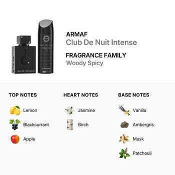 Armaf Men's Club De Nuit Intense EDP 2 PC Gift Set - Luxurious Fragrance Available Online in Hong Kong & China