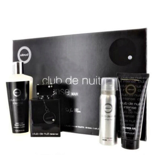 Armaf Men's Club de Nuit Intense 4pcs EDT Gift Set Fragrances (Wholesale) - Luxurious Fragrance Available Online in Hong Kong & China