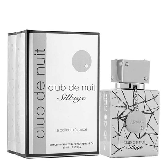 Armaf Men's Club De Nuit Sillage Perfume Oil 0.6 oz Fragrances - Luxurious Fragrance Available Online in Hong Kong & China