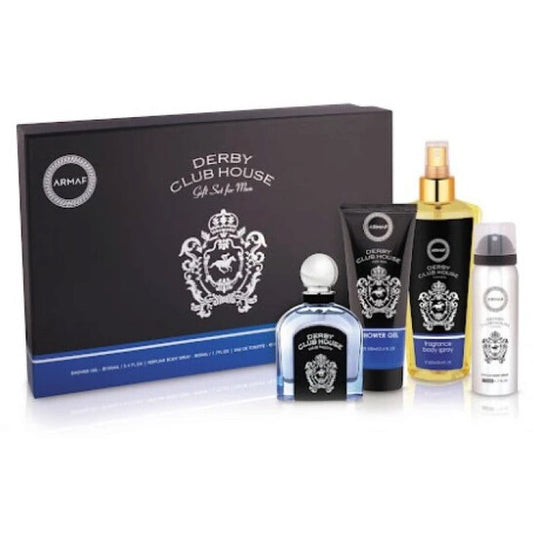 Armaf Men's Derby Club House Gift Set Fragrances - Luxurious Fragrance Available Online in Hong Kong & China