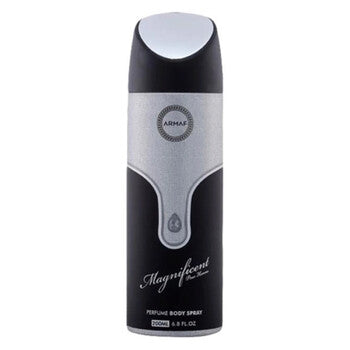 Armaf Men's Magnificent Deodorant Body Spray 6.76 oz - Luxurious Fragrance Available Online in Hong Kong & China