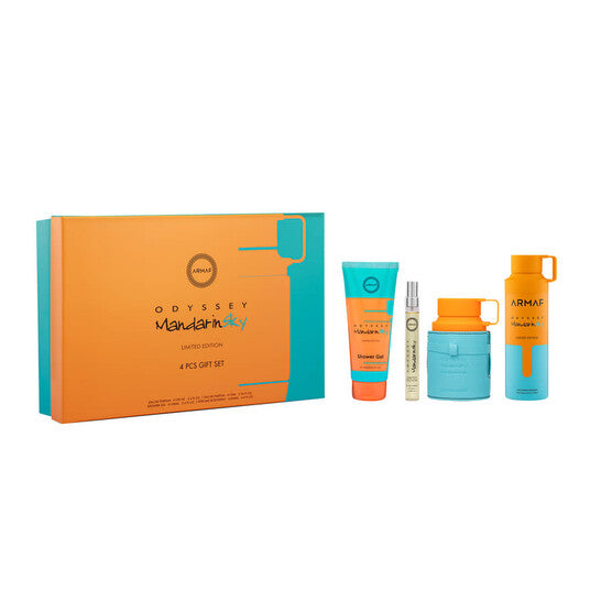 Armaf Men's Mandarin Sky Odyssey Mandarin Sky Multi-Color 4pcs Gift Set Fragrances - Luxurious Fragrance Available Online in Hong Kong & China