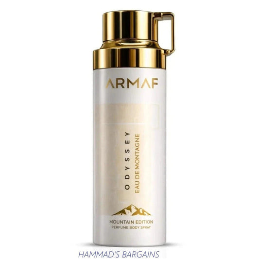 Armaf Men's Odyssey Eau De Montagne Mountain Edition Body Spray 6.8 oz Fragrances (Wholesale) - Luxurious Fragrance Available Online in Hong Kong & China