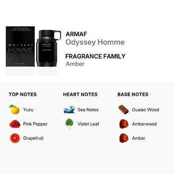 Armaf Men's Odyssey Homme EDP Spray 2.02 oz - Luxurious Fragrance Available Online in Hong Kong & China