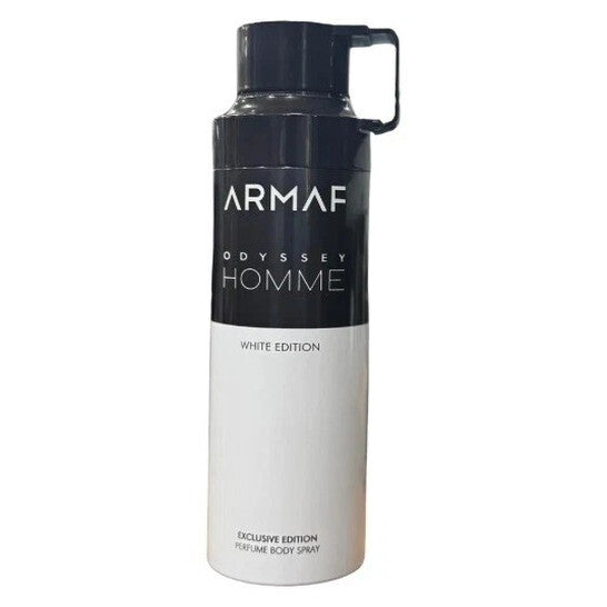Armaf Men's Odyssey Homme White Edition Body Spray 6.8 oz Fragrances - Luxurious Fragrance Available Online in Hong Kong & China