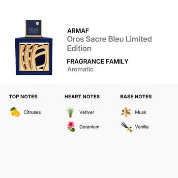 Armaf Men's Oros Sacre Bleu Limited Edition EDP 2.8 oz - Luxurious Fragrance Available Online in Hong Kong & China