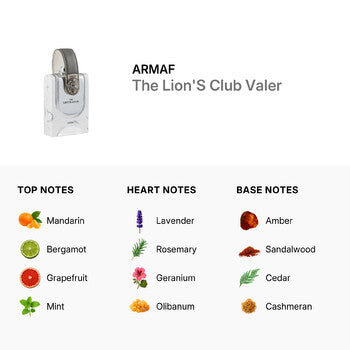 Armaf Men's The Lion's Club Valer EDP Spray 3.4 oz Fragrances (Wholesale) - Luxurious Fragrance Available Online in Hong Kong & China