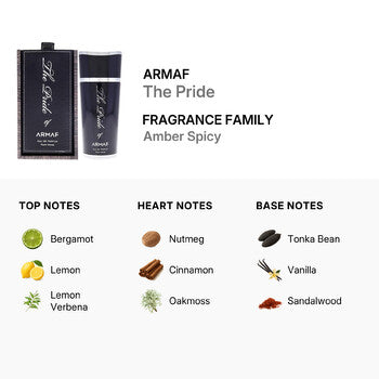 Armaf Men's The Pride EDP Spray 3.4 oz - Luxurious Fragrance Available Online in Hong Kong & China
