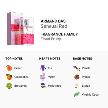 Armand Basi Sensual Red / Armand Basi EDT Spray 3.4 oz (100 ml) (W) (Wholesale) - Luxurious Fragrance Available Online in Hong Kong & China