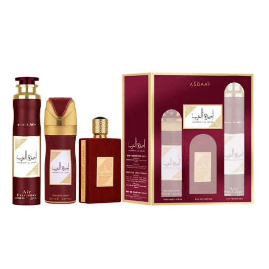 Asdaaf Ladies Ameerat Al Arab 3pcs EDP Gift Set Fragrances (Wholesale) - Luxurious Fragrance Available Online in Hong Kong & China