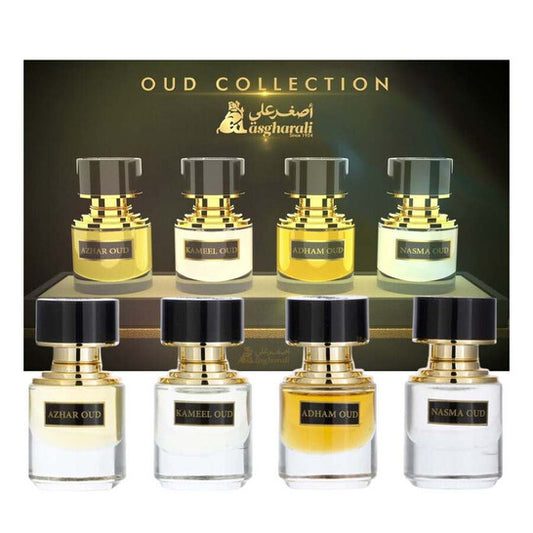 Asgharali Unisex Mini Set Oud Collection 4pcs Perfume Oil Gift Set Fragrances (Wholesale) - Luxurious Fragrance Available Online in Hong Kong & China