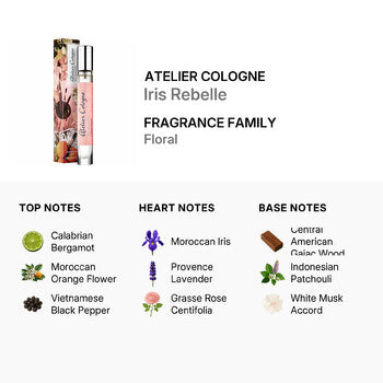 Atelier Cologne Unisex Iris Rebelle EDC Spray 0.34 oz Fragrances (Wholesale) - Luxurious Fragrance Available Online in Hong Kong & China