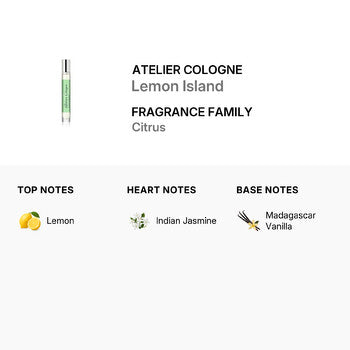 Atelier Cologne Unisex Lemon Island EDP Spray 0.33 oz Fragrances (Wholesale) - Luxurious Fragrance Available Online in Hong Kong & China