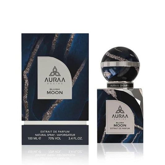 Auraa Desire Unisex Bluish Moon Extrait de Parfum Spray 3.4 oz Fragrances - Luxurious Fragrance Available Online in Hong Kong & China