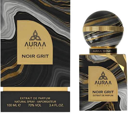 Auraa Desire Unisex Noir Grit Extrait de Parfum Spray 3.4 oz Fragrances (Wholesale) - Luxurious Fragrance Available Online in Hong Kong & China