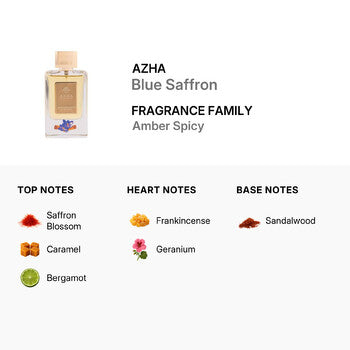 Azha Ladies Blue Saffron EDP Spray 3.38 oz (Tester) Fragrances  (Wholesale) - Luxurious Fragrance Available Online in Hong Kong & China