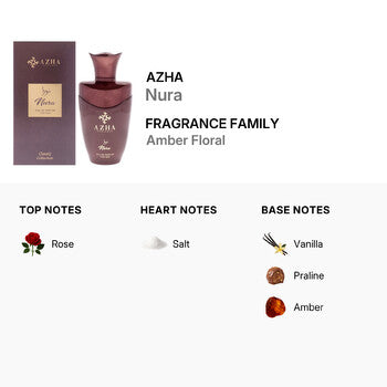 Azha Ladies Classiq Collection - Nura EDP Spray 3.3 oz Fragrances (Wholesale) - Luxurious Fragrance Available Online in Hong Kong & China