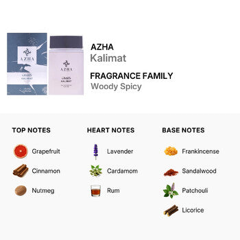 Azha Men's Classiq Collection - Kalimat EDP Spray 3.3 oz Fragrances (Wholesale) - Luxurious Fragrance Available Online in Hong Kong & China
