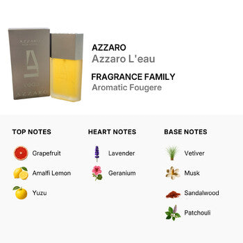 Azzaro L'eau by Azzaro 3.4 oz Eau De Toilette Spray (Wholesale) - Luxurious Fragrance Available Online in Hong Kong & China