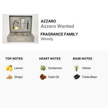 Azzaro Men's Azzaro Wanted Gift Set (Wholesale) - Luxurious Fragrance Available Online in Hong Kong & China