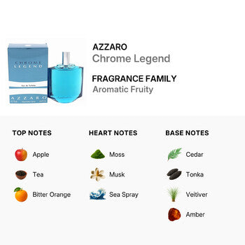 Azzaro Men's Chrome Legend EDT Spray 2.5 oz - Luxurious Fragrance Available Online in Hong Kong & China